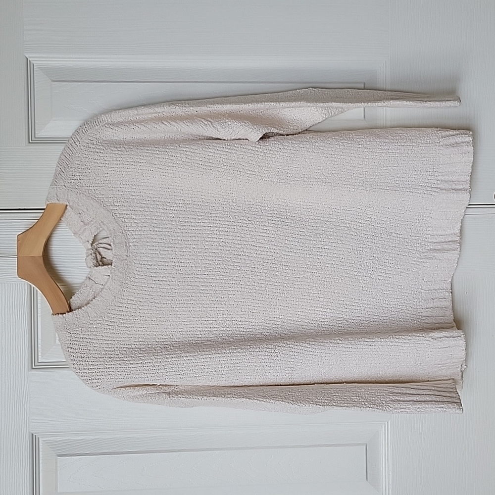 Open back sweater